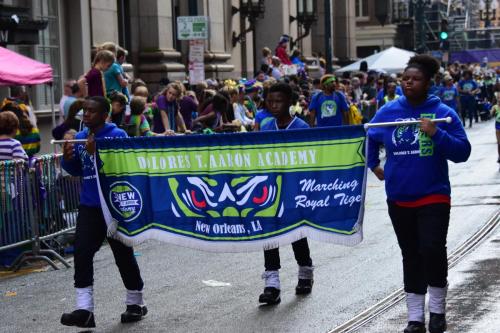 Krewe of Okeanos Parade at Mardi Gras 2018 in New Orleans
