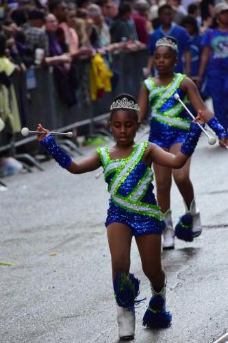 Krewe of Okeanos Parade at Mardi Gras 2018 in New Orleans