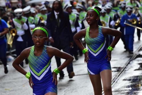 Krewe of Okeanos Parade at Mardi Gras 2018 in New Orleans