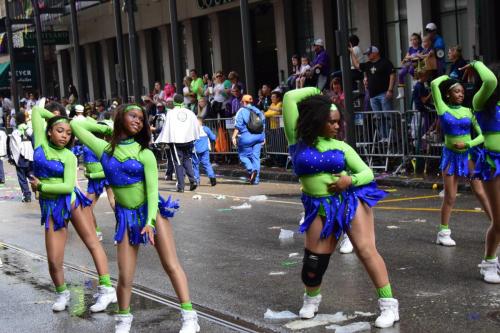 Krewe of Okeanos Parade at Mardi Gras 2018 in New Orleans