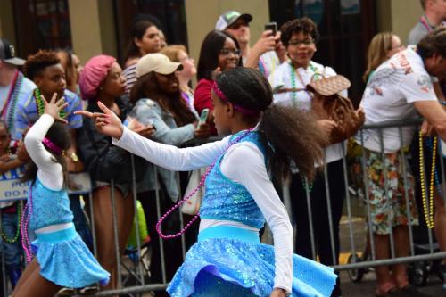 Krewe of Okeanos Parade at Mardi Gras 2018 in New Orleans