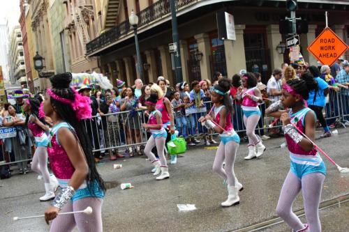 Krewe of Okeanos Parade at Mardi Gras 2018 in New Orleans