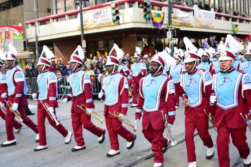 Krewe of Zulu Parade during Mardi Gras