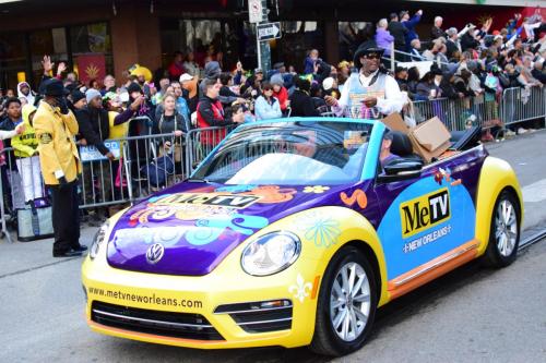 Krewe of Zulu Parade during Mardi Gras