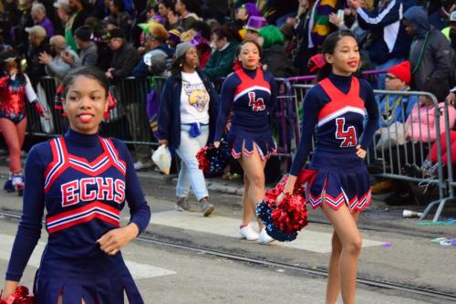 Krewe of Zulu Parade during Mardi Gras