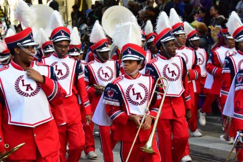 Krewe of Zulu Parade during Mardi Gras