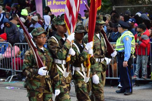 Krewe of Zulu Parade during Mardi Gras