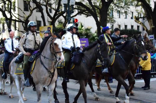 Krewe of Zulu Parade during Mardi Gras