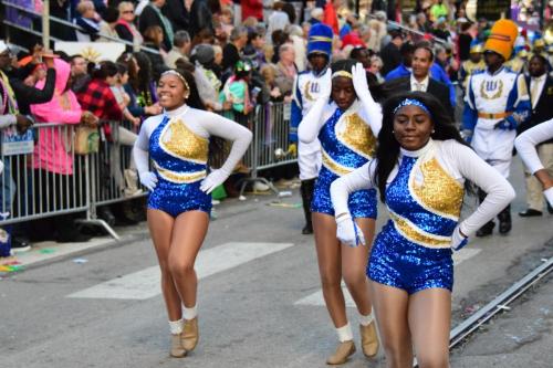 Krewe of Zulu Parade during Mardi Gras