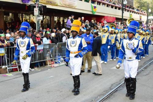 Krewe of Zulu Parade during Mardi Gras