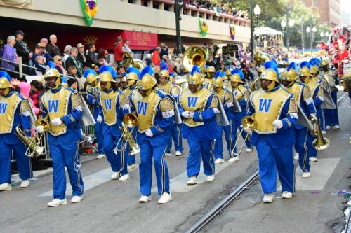 Krewe of Zulu Parade during Mardi Gras