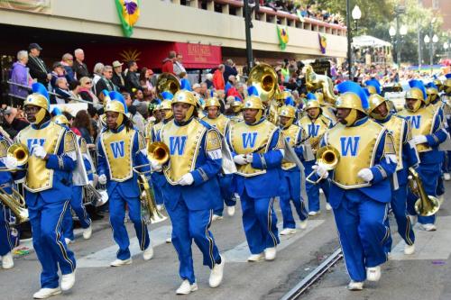 Krewe of Zulu Parade during Mardi Gras