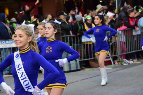 Krewe of Zulu Parade during Mardi Gras