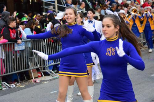 Krewe of Zulu Parade during Mardi Gras