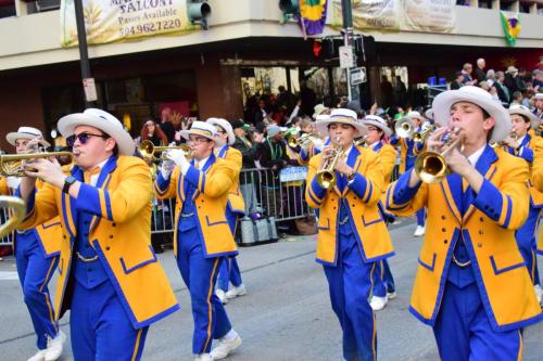 Krewe of Zulu Parade during Mardi Gras