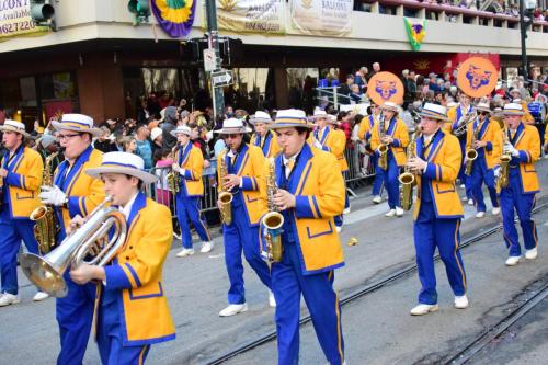 Krewe of Zulu Parade during Mardi Gras