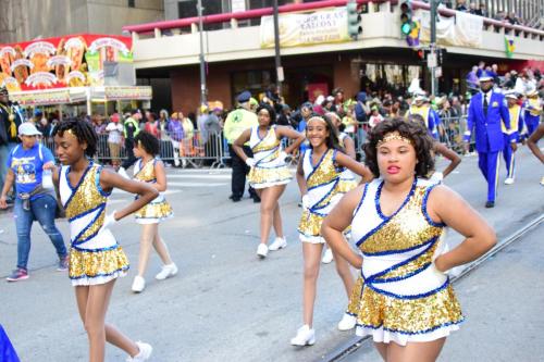 Krewe of Zulu Parade during Mardi Gras