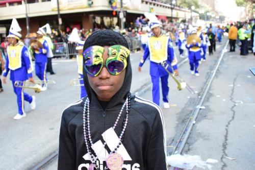 Krewe of Zulu Parade during Mardi Gras