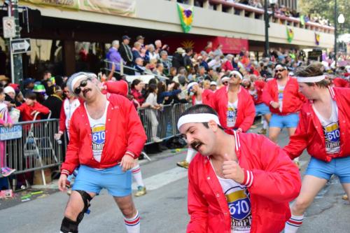 Krewe of Zulu Parade during Mardi Gras