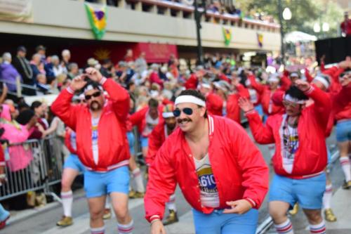 Krewe of Zulu Parade during Mardi Gras