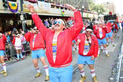 Krewe of Zulu Parade during Mardi Gras