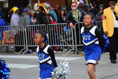 Krewe of Zulu Parade during Mardi Gras