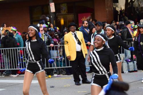 Krewe of Zulu Parade during Mardi Gras