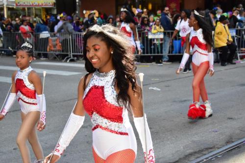 Krewe of Zulu Parade during Mardi Gras